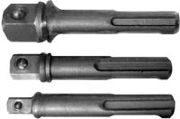 Адаптеры под головки с хвостовика sds-plus, набор 3 шт. , легированная сталь  57955