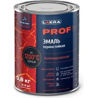 Эмаль термостойкая черная Лакра до 1200С 0,8кг