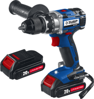 Дрель-шуруповерт DL-12 A5, 2 АКБ, в кейсе, ЗУБР Профессионал