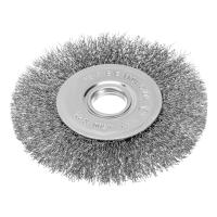 Щетка  дисковая   125/22,2 витая, металлическая проволока 0,3мм Сибртех   746567