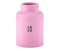 Сопло КЕРАМИЧЕСКОЕ (ГАЗ ЛИНЗА) №10 D=16,0MM (WP/TIG-17-18-26/9-20-25) L=48MM LGE