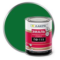 0007711 ЭМАЛЬ ПФ-115 ЗЕЛЕНАЯ 1КГ ЛАКРА