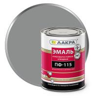 0007746 ЭМАЛЬ ПФ-115 СЕРАЯ 1КГ ЛАКРА