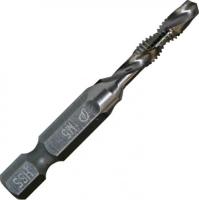 Сверло метчик ПРАКТИКА М5, шаг 0,8,хвостовик 1/4