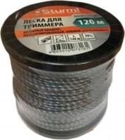 ЛЕСКА    d=2.4мм, l=120м, КРУЧЕНЫЙ КВАДРАТ, оранж., БОБИНА, Sturm! ТЛ3535-2.4-S-1