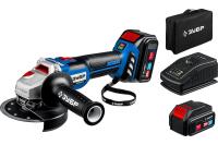 Аккумуляторная УШМ бесщеточная ЗУБР Профессионал 20В AB-125-42