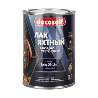 ПУФАС Лак яхтный полуматовый Decoself (0,8л)
