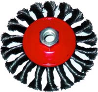 Щетка  коническая   125/М14, круч., стальная  39116  