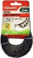 ЛЕСКА   d=2.4мм, l=15 м, КРУЧЕНЫЙ КВАДРАТ, армиров. картон, Sturm!