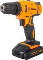 Дрель-шуруповерт аккумуляторная ДА-20Л-2КА с набором оснастки 65 предметов 72/14/36