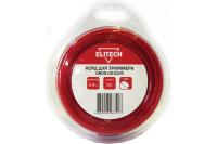 ЛЕСКА   ф-2,4мм - 15м. круг, блистер  Elitech 0809.003100