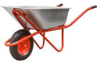 Тачка строительная ECO WB301-0 (130л, 300кг, 1 пневмоколесо 4.00-8)