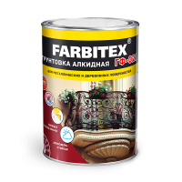 Грунт ГФ-021 красно-коричневый Farbitex 1,8кг
