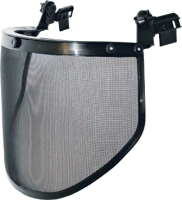 Щиток КС/Л СТАЛЬ  (экран из сетки с креплением на каску)