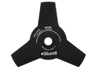 Нож ТРЕХЛЕПЕСТКОВЫЙ для триммера, 255mm*1,4 Sturm!