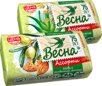 МЫЛО ТУАЛЕТНОЕ ВЕСНА 90Г/6/72 В АССОРТИМЕНТЕ