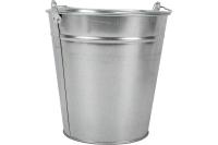 Ведро оцинкованное  12 литров  для не пищевых продуктов и холодной воды(в связке-10 шт)