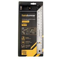 Угольник 300 мм разметочный,выдвижной упор,чертилка hanskonner