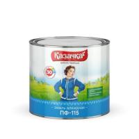 Эмаль ПФ-115 белая Казачка 1,9кг