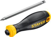 Отвертка переставная  PH2/SL6 мм- 80мм  STAYER Hercules  2512_z02
