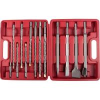 Набор буров зубил ЗУБР БУРАН SDS+ 13шт., в пласт.чемодане 1/6 (11000)