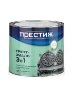 ГРУНТ ЭМАЛЬ ПО РЖАВЧИНЕ  ЖЕЛТЫЙ 3В1 1,9КГ ПРЕСТИЖ