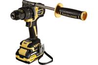 Дрель-шуруповерт аккумуляторная б/щ  уд. Hanskonner,18В,1BatterySys.,165Нм,2.0+4.0Ач,SAMSUNG,13мм,к.