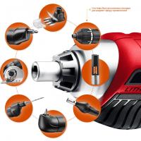 Отвертка аккумуляторная 3.6 В зубр ViX ЗО-Е-3.6 Ли в коробке с 10 битами