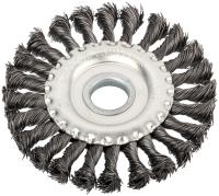 Щетка  дисковая   125/22, круч., стальная,  макс. 10000 об/мин  MOS  38830М