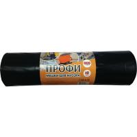 Мешки для мусора 360 л, черные, в рулоне 10 шт., ПВД, 65 мкм, 110х140 см, особо прочные, КОНЦЕПЦИЯ Б