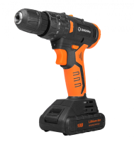 Дрель-шуруповерт аккумуляторная ДА-18Л-2КУ (2,0 А/ч) Вихрь 72/14/17