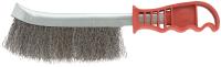 Щетка  1 рядная, стальная, тип А, с пластиковой ручкой  38422М