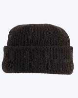 Шапка трикотажная (100% акрил)  (черная)