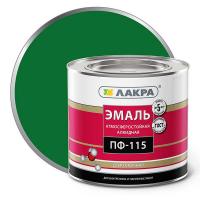 0007714 ЭМАЛЬ ПФ-115 ЗЕЛЕНАЯ 2КГ ЛАКРА