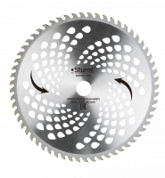 Фреза универс. для бензотрим., 255мм x 25, 4x60, с твердосплав. напайк., Sturm!