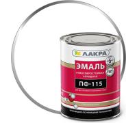 0007684 ЭМАЛЬ ПФ-115 БЕЛАЯ 0,9КГ ЛАКРА