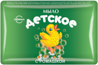 МЫЛО ТУАЛЕТНОЕ ДЕТСКОЕ 100Г В ОБЕРТКЕ СВОБОДА