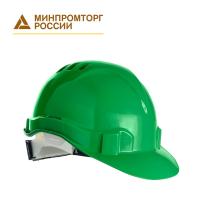 Каска "Европа" с храповиком  зеленая