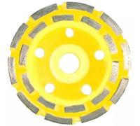 КРУГ ШЛИФ-ЧАШКА 125х22 двухрядн. FIT /39517/