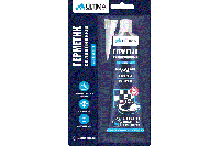 Герметик силиконовый Ultima санитарный бесцветный тюбик 80мл (12)