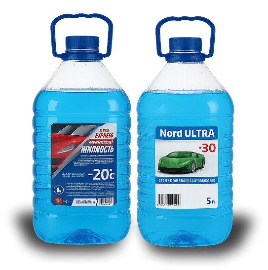 Незамерзающая жидкость двух видов