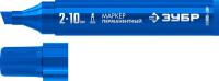 Маркер перманентный 2-10 мм синий, клиновидный,  МП-1000К, Зубр серия Профессионал   06333-7