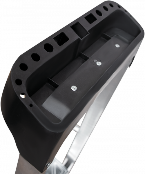 Стремянка алюминиевая 7 ступеней, органайзер Новая Высота NV1115