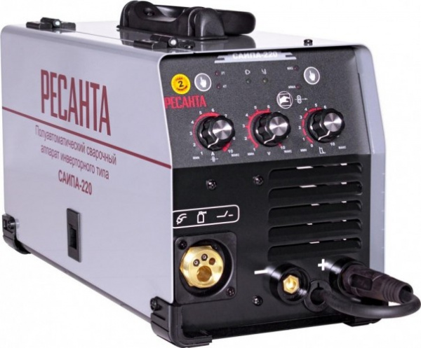 Сварочный аппарат РЕСАНТА САИПА 220  65/10  220В 250А  ф- ПРОВОЛ. 0,6-1,0мм