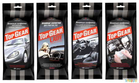 Салфетки влажные Top Gear